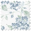 Shabby Chic by Rachel Ashwell Romantic Rose, Blue - Twist&Fit Roman Blind